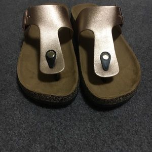 Rose Gold Anna Sandals